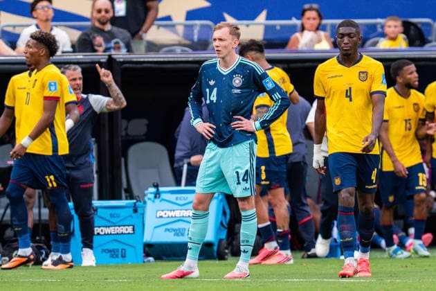 FIFA Fussball Weltmeisterschaft 2026, Gruppe E, Spiel 3, Ecuador vs Deutschand, 25.06.2026, Metlife-Stadion in New Jersey Maximilian Beier (Deutschland) *** 2026 FIFA World Cup, Group E, Match 3, Ecuador vs. Germany, June 25, 2026, MetLife Stadium in New Jersey, Maximilian Beier, Germany Copyright: xBahhoxKarax