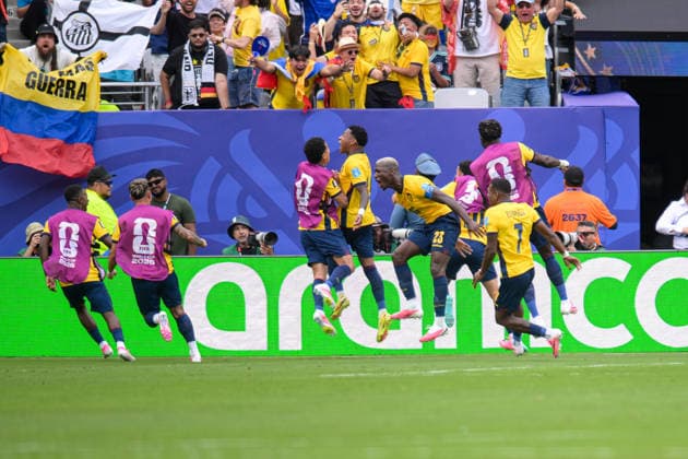 Fußball, WM 2026, 20260625, Ecuador - Deutschland. Im Bild Tor 2:1 Torjubel. East Rutherford New-York-New-Jersey-Stadion New Jersey Vereinigte Staaten von Amerika *** Soccer, 2026 World Cup, 20260625, Ecuador vs. Germany; Pictured: Goal 2, 1; Goal celebration; East Rutherford, New York, New Jersey; Stadium, New Jersey; United States of America Copyright: Passion2Press MarkusxFischerx