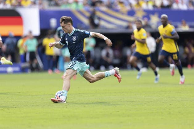 Ecuador v Germany - FIFA World Cup, WM, Weltmeisterschaft, Fussball 2026 - Group E NEW JERSEY, USA - JUNE 25: Florian Wirtz (17) of Germany in action during the 2026 FIFA World Cup First Stage Group E match between Ecuador and Germany at New Jersey Stadium (MetLife Stadium) in East Rutherford, New Jersey, USA, on June 25, 2026 Sathire Kelpa Anadolu New Jersey United States. Editorial use only. Please get in touch for any other usage.  Copyright: x2026xAnadoluxSathirexKelpax