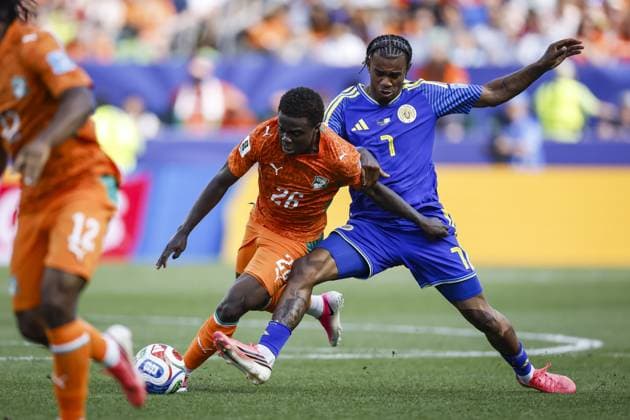 PHILADELPHIA - (lr) during the FIFA 2026 World Cup Group E match between Curacao and Ivory Coast at Philadelphia Stadium on June 25, 2026 in Philadelphia, United States. MAURICE VAN STEEN ANP FIFA World Cup, WM, Weltmeisterschaft, Fussball 2026 - Group E 2026 xVIxANPxSportx xxANPxIVx 561982937 originalFilename: 561982937.jpg