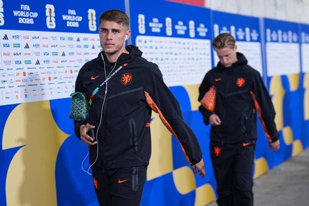Ahead of Tunisia v Netherlands - FIFA World Cup, WM, Weltmeisterschaft, Fussball 2026 - Group F KANSAS CITY, UNITED STATES - JUNE 25: Micky van de Ven of Netherlands arrives in Kansas City Stadium before the FIFA World Cup 2026 Group F third match against Tunisia in Kansas City, United States on June 25, 2026. Hakan Akgun Anadolu Kansas City United States. Editorial use only. Please get in touch for any other usage.  Copyright: x2026xAnadoluxHakanxAkgunx