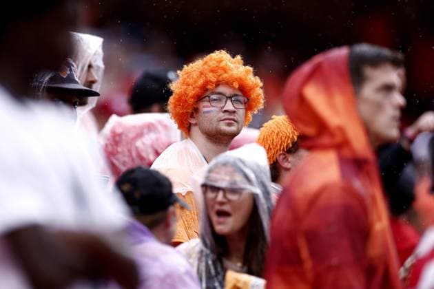 KANSAS - (lr) during the FIFA 2026 World Cup Group F match between Tunisia and the Netherlands at Kansas City Stadium on June 26, 2026 in Kansas, United States. KOEN VAN WEEL ANP FIFA World Cup, WM, Weltmeisterschaft, Fussball 2026 group stage 2026 xVIxANPxSportx xxANPxIVx 561985873 originalFilename: 561985873.jpg