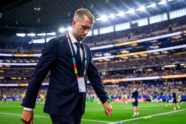 260625 Head coach Graham Potter of Sweden ahead of the FIFA World Cup, WM, Weltmeisterschaft, Fussball 2026 football match between Japan and Sweden on June 25, 2026 in Dallas. Photo: Petter Arvidson BILDBYRAN kod PA PA1259 bbeng fotboll football soccer fotball vm fotbolls-vm fotball-vm fotbolls-vm 2026 fifa world cup 2026 sverige sweden sverige a japan *** June 25, 2026: Sweden’s head coach Graham Potter ahead of the 2026 FIFA World Cup soccer match between Japan and Sweden on June 25, 2026 in Dallas. Photo by Petter Arvidson, BILDBYRAN. Code: PA PA1259 bbeng soccer football soccer World Cup 2026 FIFA World Cup 2026 Sweden Sweden A Japan  Copyright: PETTERxARVIDSON BB260625PA065