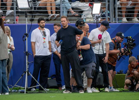 Fußball, Herren, FIFA World Cup, WM, Weltmeisterschaft, Fussball 2026, Spiel in New York New Jersey, Ecuador - Deutschland (Gruppe E, 3. Spieltag), Trainer Julian Nagelsmann (Deutschland), 25.06. 2026, *** Soccer, Men s, 2026 FIFA World Cup, Match in New York, New Jersey, Ecuador vs. Germany, Group E, Matchday 3, Coach Julian Nagelsmann (Germany), June 25, 2026, Copyright: xMatthiasxKochx
