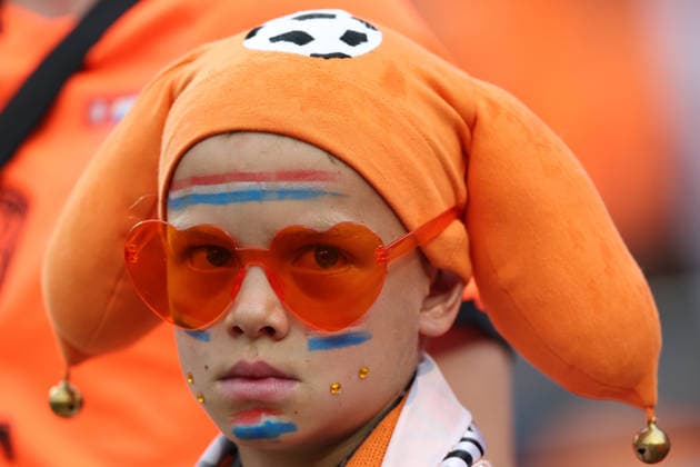 A fan from the Netherlands reacts before a Group F match at the 2026 FIFA World Cup, WM, Weltmeisterschaft, Fussball between Tunisia and the Netherlands at Arrowhead Stadium in Kansas, United States, 25 June 2026. FIFA World Cup 2026 - Group F Tunisia vs. Netherlands !ACHTUNG: NUR REDAKTIONELLE NUTZUNG!  Copyright: xJuanxIgnacioxRoncoronix GR4613 20260625-55020711862_1