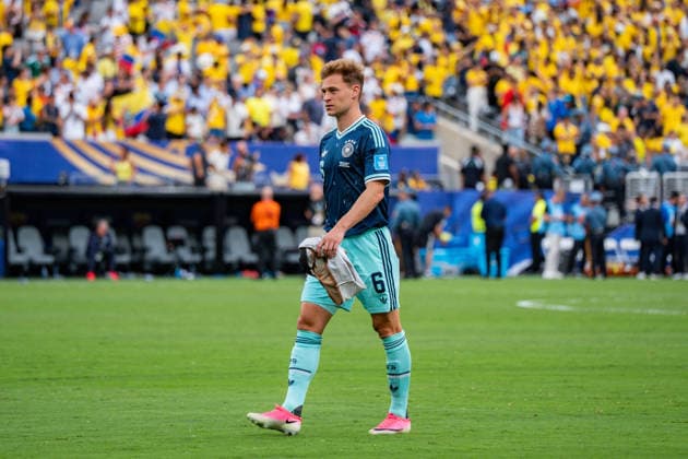FIFA Fussball Weltmeisterschaft 2026, Gruppe E, Spiel 3, Ecuador vs Deutschand, 25.06.2026, Metlife-Stadion in New Jersey Joshua Kimmich (Deutschland) enttäuscht unzufrieden unglücklich traurig *** 2026 FIFA World Cup, Group E, Match 3, Ecuador vs. Germany, June 25, 2026, MetLife Stadium in New Jersey Joshua Kimmich Germany disappointed, dissatisfied, unhappy, sad Copyright: xBahhoxKarax