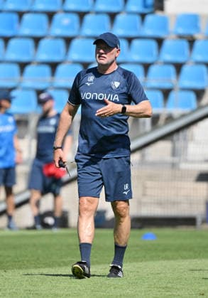 Trainer Uwe Rösler (VfL Bochum) 25.06.2026, Fussball 2. Bundesliga, Saison 2026 2027, Trainingsauftakt VfL Bochum Bochum Vonovia Ruhrstadion Nordrhein Westfalen Deutschland *** Coach Uwe Rösler, VfL Bochum, June 25, 2026; Soccer, 2. Bundesliga, 2026–2027 season; Start of training camp for VfL Bochum at the Vonovia Ruhrstadion in Bochum, North Rhine-Westphalia, Germany Team2