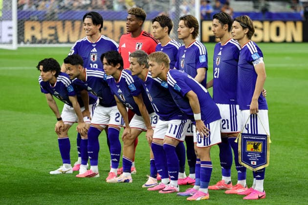 . Teamphoto from Japan during the FIFA World Cup, WM, Weltmeisterschaft, Fussball 2026 Group F match between Japan and Sweden at Dallas Stadium on June 25, 2026 in Dallas, United States. (Photo by Torbjorn Tande DeFodi Images) - *** Team photo from Japan during the 2026 FIFA World Cup Group F match between Japan and Sweden at Dallas Stadium on June 25, 2026, in Dallas, United States. Photo by Torbjorn Tande, DeFodi Images