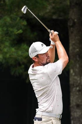 June 25, 2026, Cromwell, Connecticut, USA: Alex Fitzpatrick (ENG) tees off the 8th hole during the first round of the 2026 Travelers Championship at TPC River Highlands. Cromwell USA - ZUMAw109 20260625_fap_w109_002 Copyright: xDebbyxWongx