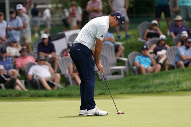 June 25, 2026, Cromwell, Connecticut, USA: Nick Taylor (CAN) putts the 7th green during the first round of the 2026 Travelers Championship at TPC River Highlands. Cromwell USA - ZUMAw109 20260625_fap_w109_008 Copyright: xDebbyxWongx