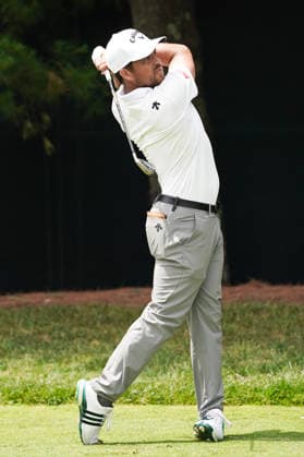 June 25, 2026, Cromwell, Connecticut, USA: Xander Schauffele (USA) tees off the 8th hole during the first round of the 2026 Travelers Championship at TPC River Highlands. Cromwell USA - ZUMAw109 20260625_fap_w109_021 Copyright: xDebbyxWongx