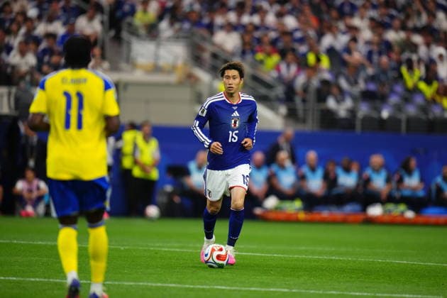 Japan v Sweden - FIFA World Cup, WM, Weltmeisterschaft, Fussball 2026 - Group F ARLINGTON, USA - JUNE 25: Daichi Kamada of Japan drives the ball during the 2026 FIFA World Cup First Stage Group F match between Japan and Sweden at Dallas Stadium in Arlington, Texas, United States on June 25, 2026. Jose Hernandez Anadolu Texas United States. Editorial use only. Please get in touch for any other usage.  Copyright: x2026xAnadoluxJosexHernandezx