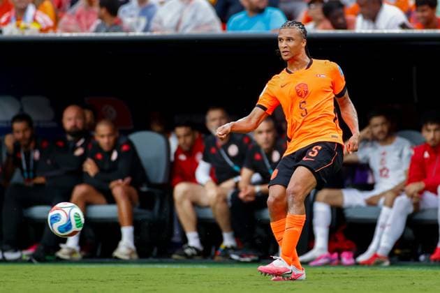 KANSAS CITY, 25-06-2026, Kansas City Stadium, World Cup 2026 Match between Tunesia and The Netherlands. Picture Shows Netherlands player Nathan Ake Tunesia - Netherlands (World Cup 2026)  x204647615x Copyright: