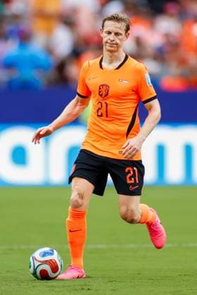 KANSAS CITY, 25-06-2026, Kansas City Stadium, World Cup 2026 Match between Tunesia and The Netherlands. Picture Shows Netherlands player Frenkie de Jong Tunesia - Netherlands (World Cup 2026)  x204647617x Copyright: