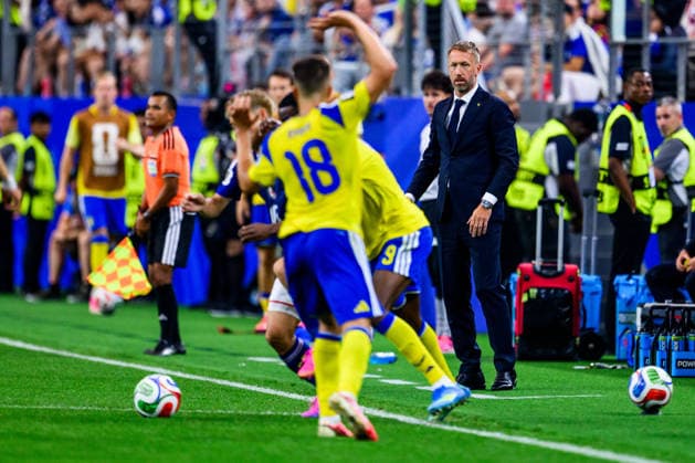 260625 Head coach Graham Potter of Sweden during the FIFA World Cup, WM, Weltmeisterschaft, Fussball 2026 football match between Japan and Sweden on June 25, 2026 in Dallas. Photo: Petter Arvidson BILDBYRAN kod PA PA1259 bbeng fotboll football soccer fotball vm fotbolls-vm fotball-vm fotbolls-vm 2026 fifa world cup 2026 sverige sweden sverige a japan *** June 25, 2026: Sweden s head coach Graham Potter during the 2026 FIFA World Cup soccer match between Japan and Sweden on June 25, 2026 in Dallas. Photo by Petter Arvidson, BILDBYRAN. Code: PA PA1259 bbeng soccer football soccer World Cup 2026 FIFA World Cup 2026 Sweden Sweden A Japan  Copyright: PETTERxARVIDSON BB260625PA119