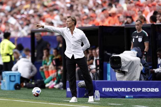KANSAS - Tunisia coach Herve Renard during the FIFA 2026 World Cup Group F match between Tunisia and the Netherlands at Kansas City Stadium on June 25, 2026, in Kansas, United States. ROBIN VAN LONKHUIJSEN ANP FIFA World Cup, WM, Weltmeisterschaft, Fussball 2026 group stage 2026 xVIxANPxSportx xxANPxIVx 561995838 originalFilename: 561995838.jpg