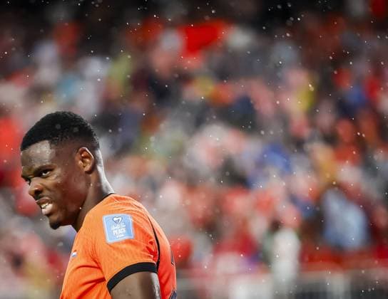 KANSAS - Denzel Dumfries of the Netherlands during the FIFA 2026 World Cup Group F match between Tunisia and the Netherlands at Kansas City Stadium on June 25, 2026, in Kansas, United States. KOEN VAN WEEL ANP FIFA World Cup, WM, Weltmeisterschaft, Fussball 2026 group stage 2026 xVIxANPxSportx xxANPxIVx 561996984 originalFilename: 561996984.jpg