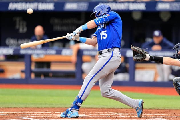 June 25, 2026, St. Petersburg, Florida, USA: Tampa Bay Rays second baseman Ben Williamson (15) pops out to Tampa Bay Rays shortstop Taylor Walls (6) during an MLB, Baseball Herren, USA game on June 25, 2026 at Tropicana Field. The Rays beat the Royals 13-2. St. Petersburg USA - ZUMAh180 20260625_zsp_h180_025 Copyright: xKimxHukarix