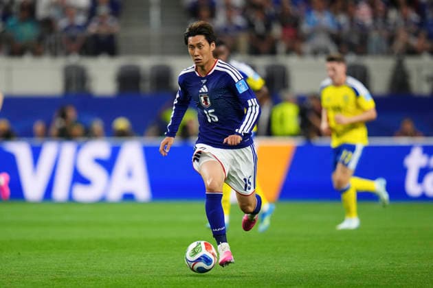 Japan v Sweden: Group F - FIFA World Cup, WM, Weltmeisterschaft, Fussball 2026 Daichi Kamada of Japan runs with the ball during the FIFA World Cup 2026 Group F match between Japan and Sweden at Dallas Stadium on June 25, 2026 in Dallas, United States. Arlington TX United States  Copyright: xJosexBretonx originalFilename:bretonhernandez-japanvsw260625_npUKe.jpg