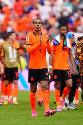 Tunisia v Netherlands - FIFA World Cup, WM, Weltmeisterschaft, Fussball 2026 - Group F KANSAS CITY, UNITED STATES - JUNE 25: Virgil van Dijk of Netherlands greets the crowd after the 2026 FIFA World Cup First Stage Group F match between Tunisia and Netherlands at Arrowhead Stadium (Kansas City Stadium) in Kansas City, Missouri, United States on June 25, 2026. Hakan Akgun Anadolu Missouri United States. Editorial use only. Please get in touch for any other usage.  Copyright: x2026xAnadoluxHakanxAkgunx