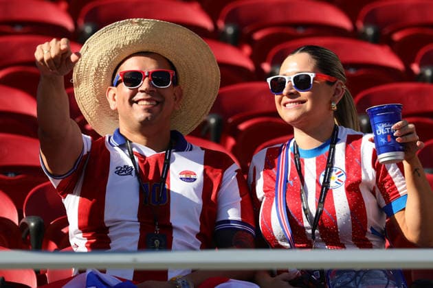 Fans before the FIFA World Cup, WM, Weltmeisterschaft, Fussball 2026 match between Paraguay and Australia at Levi s Stadium, San Francisco, USA on 26 June 2026. Copyright: xPeterxDovganx 45120007