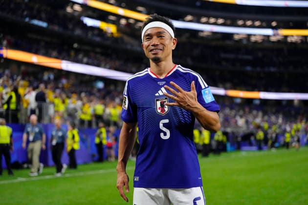 June 25, 2026, Arlington, Texas, United States: Yuto Nagatomo of Japan poses for the photo during the FIFA World Cup, WM, Weltmeisterschaft, Fussball 2026 Group F match between Japan and Sweden at Dallas Stadium on June 25, 2026 in Dallas, United States. Japan V Sweden: Group F - FIFA World Cup 2026  - ZUMAa181 20260625_zaa_a181_067 Copyright: xJosexBretonx