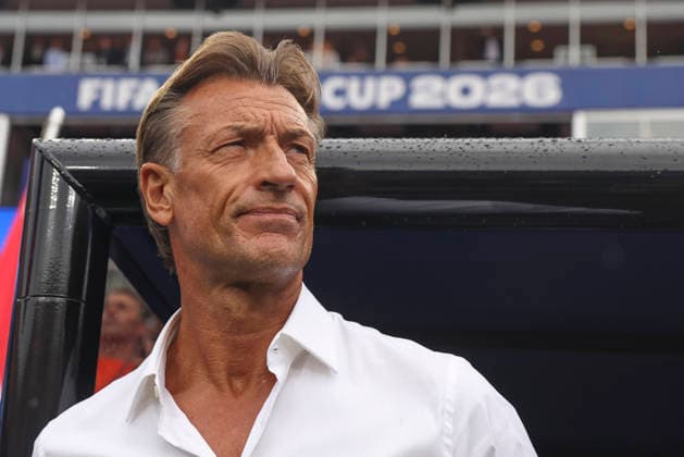KANSAS CITY, MO - JUNE 25: Herve Renard of Tunisia before the FIFA World Cup, WM, Weltmeisterschaft, Fussball 2026 Group F match between Tunisia and Netherlands on June 25, 2026 at Kansas City Stadium in Kansas City, MO. (Photo by Scott Winters Icon Sportswire) SOCCER: JUN 25 FIFA World Cup 26 Group F - Tunisia vs Netherlands EDITORIAL USE ONLY Icon2606250997