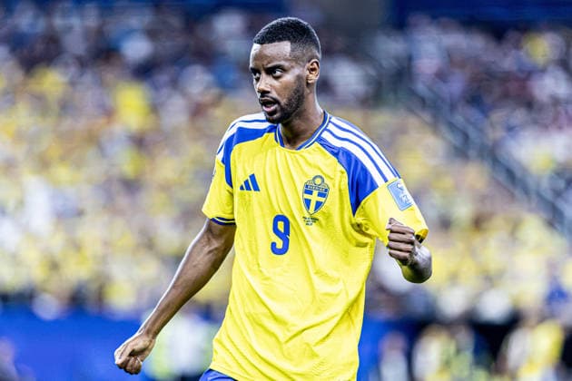 Japan vs. Sweden DALLAS, TX - 25.06.2026: JAPAN VS. SWEDEN - Alexander Isak, during the match between Japan and Sweden, valid for the group stage of the 2026 FIFA World Cup, WM, Weltmeisterschaft, Fussball held at AT&amp;T Stadium, in Arlington, Texas, United States, this Thursday (25). (Photo: Danilo Fernandes Fotoarena) x2970913x  DaniloxFernandes