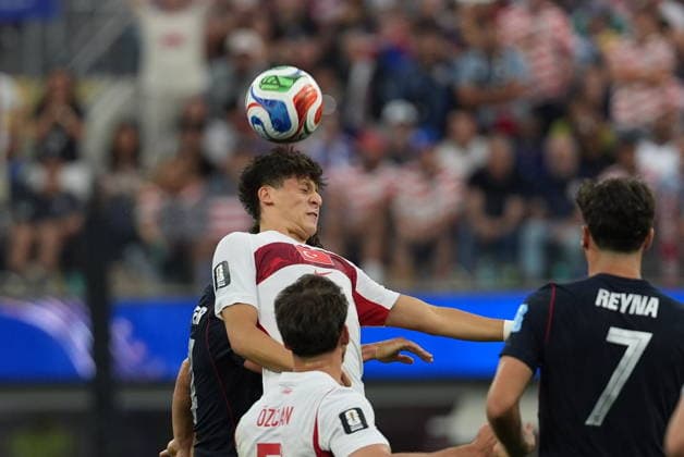 Turkiye v USA - FIFA World Cup, WM, Weltmeisterschaft, Fussball 2026 - Group D LOS ANGELES, CALIFORNIA - JUNE 25: Arda Guler (8) of Turkyie in action during the 2026 FIFA World Cup First Stage Group D match between Turkiye and USA at the Los Angeles Stadium (SoFi Stadium) in Inglewood, California, United States on June 25, 2026. Tayfun Coskun Anadolu California United States. Editorial use only. Please get in touch for any other usage.  Copyright: x2026xAnadoluxTayfunxCoskunx