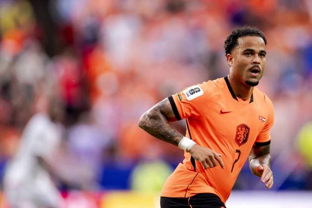 KANSAS - Justin Kluivert or the Netherlands during the FIFA 2026 Group F match between Tunisia and the Netherlands at Kansas City Stadium on June 25, 2026, in Kansas, United States. ROBIN VAN LONKHUIJSEN ANP FIFA World Cup, WM, Weltmeisterschaft, Fussball 2026 group stage 2026 xVIxANPxSportx xxANPxIVx 562009696 originalFilename: 562009696.jpg