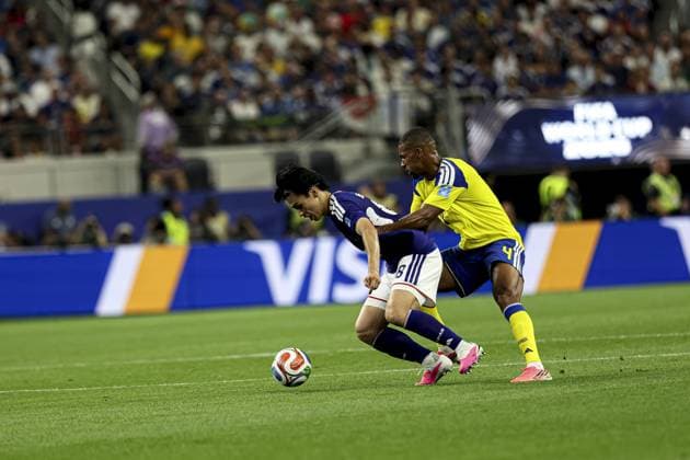 RECORD DATE NOT STATED Japan faces Sweden in the final round of Group C at the 2026 World Cup. Dallas (USA), 06 25 2026 World Cup USA Play in a match between the national teams of Japan and Sweden, valid for the last round of group F of the FIFA World Cup, WM, Weltmeisterschaft, Fussball 2026, played at Dallas Stadium, in Dallas, this Thursday (25).(Foto: Pedro Paulo Diaz Thenews2 imago images) SPO  Copyright: xPedroxPauloxDiazx