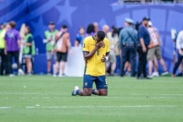 RECORD DATE NOT STATED match between Ecuador and Germany for the 2026 FIFA World Cup, WM, Weltmeisterschaft, Fussball New Jersey (USA), 06 25 2026 - World Cup Ecuador vs Germany. Player Willian Pacho during the match between Ecuador and Germany in the FIFA World Cup 2026 group stage at MetLife Stadium on the afternoon of Thursday, June 25, 2026 in New Jersey, USA. Credit: Paulo H Dias PhD Press TheNews2.(Foto: Phd Press Thenews2 imago images) SPO  Copyright: xPHDxPRESSx