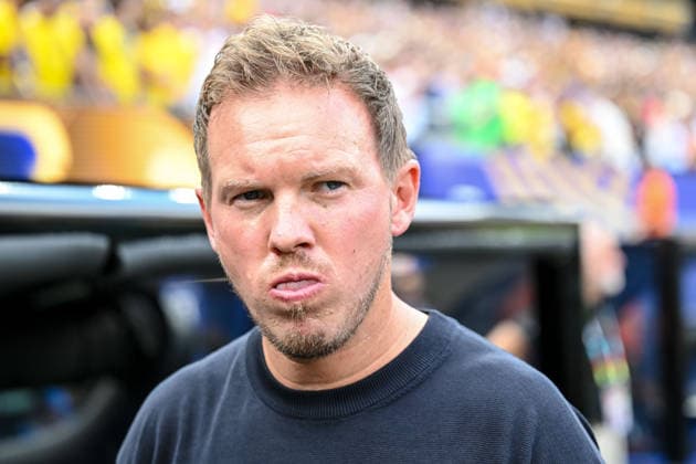 coach Julian Nagelsmann (Germany) Looks on during the FIFA World Cup, WM, Weltmeisterschaft, Fussball 2026 Group E match between Ecuador and Germany at New York New Jersey Stadium on June 25, 2026 in East Rutherford, United States. (Photo by Harry Langer DeFodi Images) - *** Coach Julian Nagelsmann of Germany looks on during the 2026 FIFA World Cup Group E match between Ecuador and Germany at New York New Jersey Stadium on June 25, 2026, in East Rutherford, United States. Photo by Harry Langer, DeFodi Images