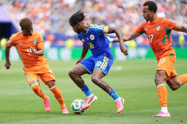 260626 -- PHILADELPHIA, June 26, 2026 -- Leandro Bacuna C of Curacao competes during the group E match between Curacao and Cote d Ivoire at the 2026 FIFA World Cup, WM, Weltmeisterschaft, Fussball at Philadelphia Stadium in Philadelphia, the United States, June 25, 2026. SPU.S.-PHILADELPHIA-FOOTBALL-FIFA WORLD CUP-GROUP E-CUW VS CIV LuixSiuxWai  (SP)U.S.-PHILADELPHIA-FOOTBALL-FIFA WORLD CUP-GROUP E-CUW VS CIV IMAGO LuixSiuxWai  imago images 0860044976