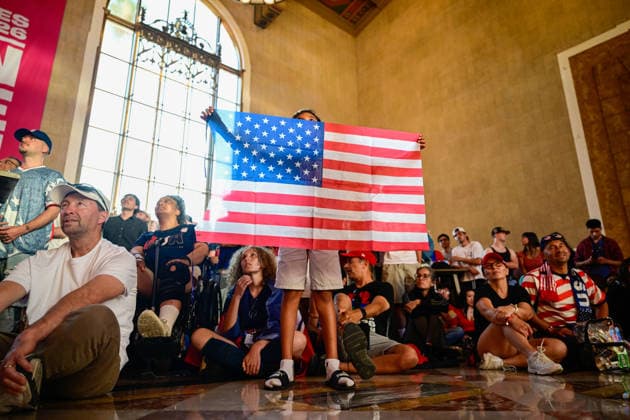 Football, 2026 FIFA World Cup, Turkey v USA, public viewing in Los Angeles