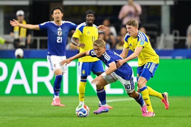 Ritsu Doan (JPN), JUNE 25, 2026 - Football Soccer : FIFA World Cup, WM, Weltmeisterschaft, Fussball 2026 Group F match between Japan 1-1 Sweden at Dallas Stadium in Arlington, Texas, USA.  aflo_335823132 KenjiroxMatsuox