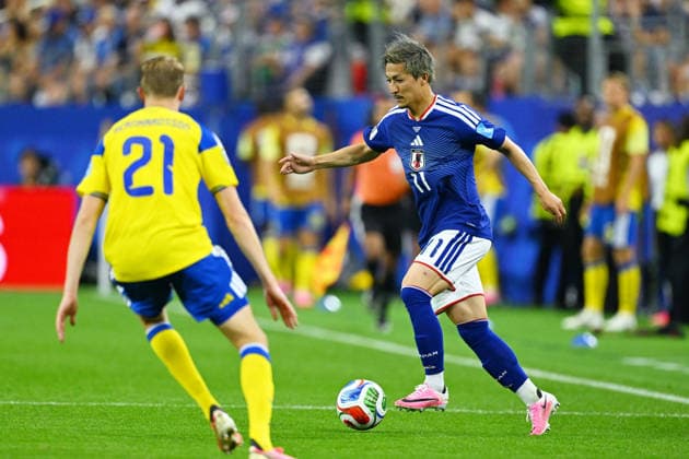 Daizen Maeda (JPN), JUNE 25, 2026 - Football Soccer : FIFA World Cup, WM, Weltmeisterschaft, Fussball 2026 Group F match between Japan 1-1 Sweden at Dallas Stadium in Arlington, Texas, USA.  aflo_335824627 KenjiroxMatsuox