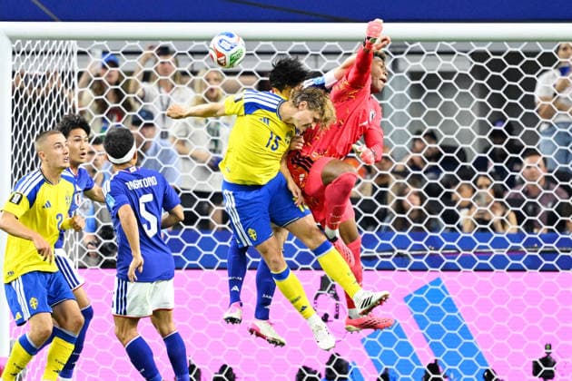 Zion Suzuki (JPN), JUNE 25, 2026 - Football Soccer : FIFA World Cup, WM, Weltmeisterschaft, Fussball 2026 Group F match between Japan 1-1 Sweden at Dallas Stadium in Arlington, Texas, USA.  aflo_335824698 KenjiroxMatsuox