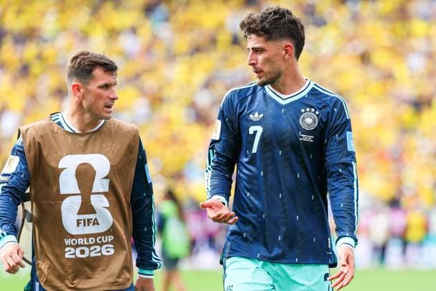 June 25, 2026, East Rutherford, Nj, United States of America: Kai Havertz player of Germany during the match between Ecuador and Germany in the third round of Group E of the 2026 FIFA World Cup, WM, Weltmeisterschaft, Fussball group stage at New York New Jersey Stadium, in East Rutherford, United States, on Thursday, June 25, 2026.(Foto: Brazil Photo Press Brazil Photo Press) INTERNATIONAL East Rutherford United States of America - ZUMAv122 0860056484st Copyright: xWilliamxVolcovx