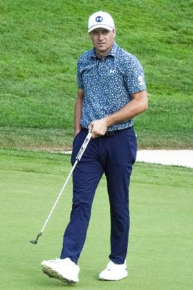 June 25, 2026, Cromwell, Connecticut, USA: Jordan Spieth (USA) walks the 18th green during the first round of the 2026 Travelers Championship at TPC River Highlands. Cromwell USA - ZUMAw109 20260625_fap_w109_037 Copyright: xDebbyxWongx