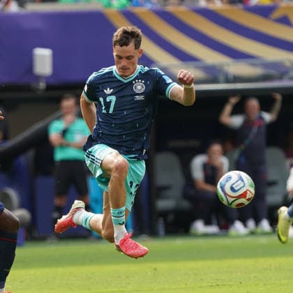 Fussball , Weltmeisterschaft 2026, FIFA WM 2026, Fussball World Cup , Canada USA, Mexico-2026, Ecuador vs Deutschland Ecuador vs Germany Gruppenphase, Gruppen E , 25..06.2026, Metlife Stadium New York-New Jersey Florian Wirtz Deutschland, Germany, GER Aktion Einzelbild, Foto Chai von der Laage FIFA regulations prohibit any use of photographs as image sequences and or quasi-video. EDITORIAL USE ONLY, *** Soccer, 2026 World Cup, FIFA World Cup 2026, Soccer World Cup, Canada, USA, Mexico 2026, Ecuador vs. Germany, Group Stage, Group E, June 25, 2026, MetLife Stadium, New York, New Jersey, Florian Wirtz, Germany, GER, Action, Still Image, Photo by Chai von der Laage. FIFA regulations prohibit any use of photographs as image sequences and or quasi-video. EDITORIAL USE ONLY,