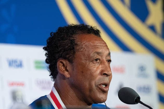 (260626) -- HOUSTON, June 26, 2026 -- Bubista, head coach of Cabo Verde, attends a press conference, PK, Pressekonferenz at the 2026 FIFA World Cup, WM, Weltmeisterschaft, Fussball in Houston, the United States, on June 25, 2026. ) (SP)U.S.-HOUSTON-FOOTBALL-FIFA WORLD CUP-PRESS CONFERENCE-CABO VERDE XiaoxYijiu 