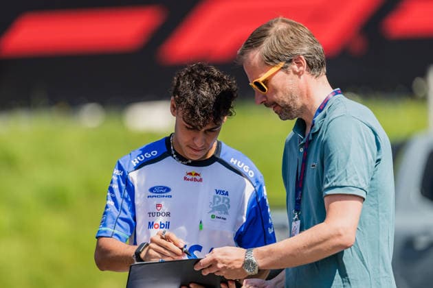 MOTORSPORTS, FORMULA 1 - GP of Austria 2026 SPIELBERG,AUSTRIA,26.JUN.26 - MOTORSPORTS, FORMULA 1 - Grand Prix of Austria, Red Bull Ring, preview. Image shows Arvid Lindblad (GBR Racing Bulls).  GEPAxpictures xMatthiasxTrinkl