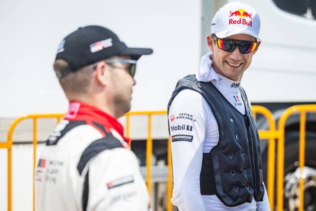 AUTO - WRC, Motorsport Rallye, WM - ACROPOLIS RALLY GREECE 2026 OGIER SÃ bastien, LANDAIS Vincent, Toyota GR Yaris Rally1, portrait during the 2026 Acropolis Rally Greece, 8th round of the 2026 WRC World Rally Car Championship, from June 25 to 28, 2026 at Loutraki, Greece - LoutrakiGreece  Copyright: xNikosxKatikisx