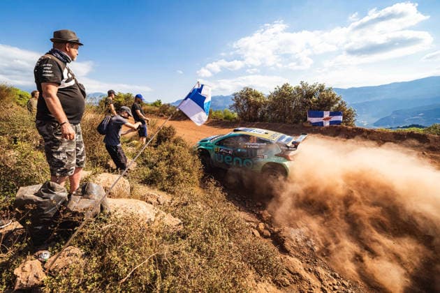 AUTO - WRC, Motorsport Rallye, WM - ACROPOLIS RALLY GREECE 2026 31 Diego DOMÃNGUEZ, Rogelio PENATE, Toyota GR Yaris, action during the 2026 Acropolis Rally Greece, 8th round of the 2026 WRC World Rally Car Championship, from June 25 to 28, 2026 at Loutraki, Greece - LoutrakiGreece  Copyright: xNikosxKatikisx