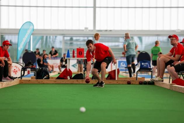 26.June. 2026 – Boccia – Special Olympics 2026 player is in action VIENNA arena wien, Vienna Vienna AUSTRIA