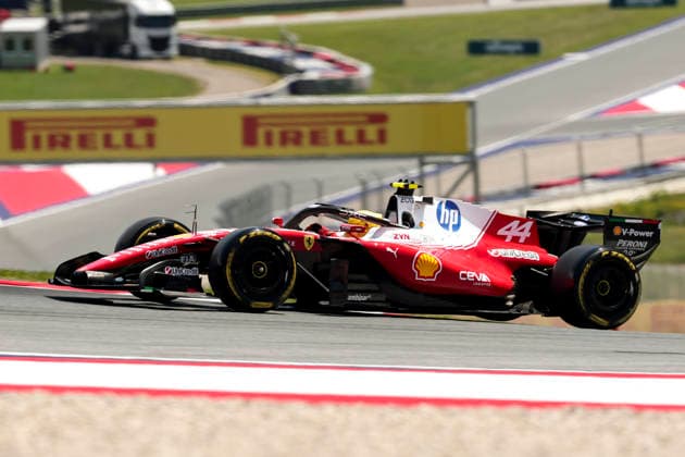 Formula 1, Austrian Grand Prix in Spielberg, practice session