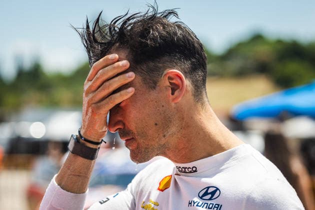 AUTO - WRC, Motorsport Rallye, WM - ACROPOLIS RALLY GREECE 2026 SORDO Daniel, CARRERA Candido, Hyundai i20 N Rally1, portrait during the 2026 Acropolis Rally Greece, 8th round of the 2026 WRC World Rally Car Championship, from June 25 to 28, 2026 at Loutraki, Greece - LoutrakiGreece  Copyright: xNikosxKatikisx