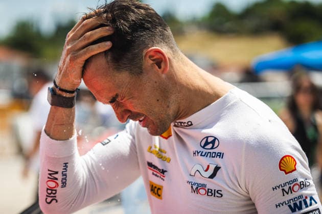AUTO - WRC, Motorsport Rallye, WM - ACROPOLIS RALLY GREECE 2026 SORDO Daniel, CARRERA Candido, Hyundai i20 N Rally1, portrait during the 2026 Acropolis Rally Greece, 8th round of the 2026 WRC World Rally Car Championship, from June 25 to 28, 2026 at Loutraki, Greece - LoutrakiGreece  Copyright: xNikosxKatikisx