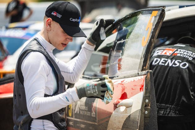 AUTO - WRC, Motorsport Rallye, WM - ACROPOLIS RALLY GREECE 2026 PAJARI Sami, SALMINEN Marko, Toyota GR Yaris Rally1, portrait during the 2026 Acropolis Rally Greece, 8th round of the 2026 WRC World Rally Car Championship, from June 25 to 28, 2026 at Loutraki, Greece - LoutrakiGreece  Copyright: xNikosxKatikisx